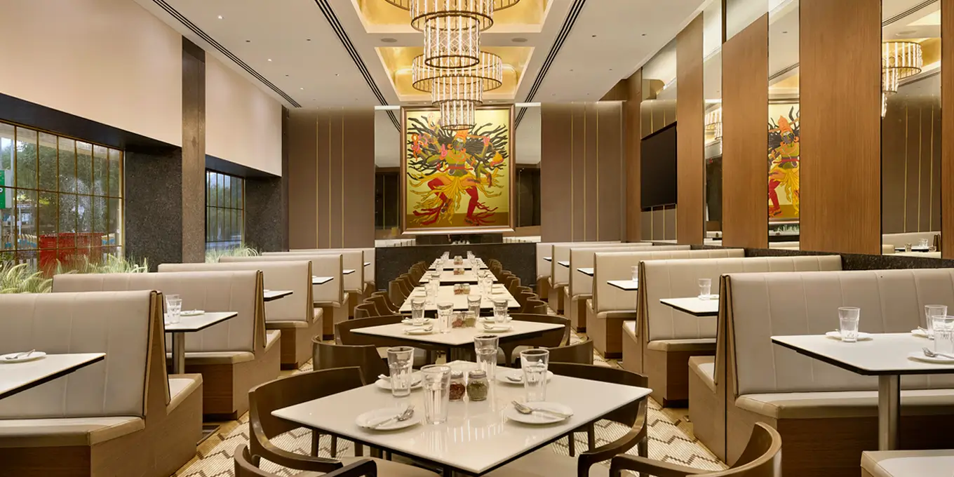 Spacious and modern restaurant interior